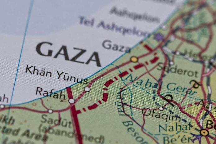 Gaza,Town,Of,Gaza,Strip,,Israel,,October,10,,2023