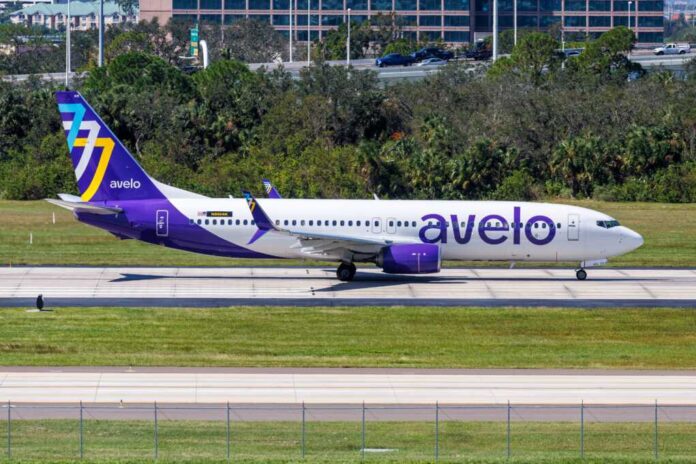 Tampa,,United,States,-,October,17,,2024:,Avelo,Airlines,Boeing