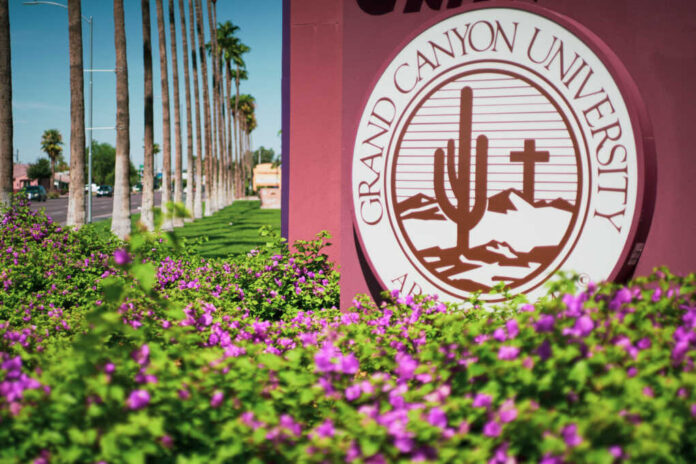 Phoenix,,Arizona,-,August,4,2019:,Grand,Canyon,University,Logo