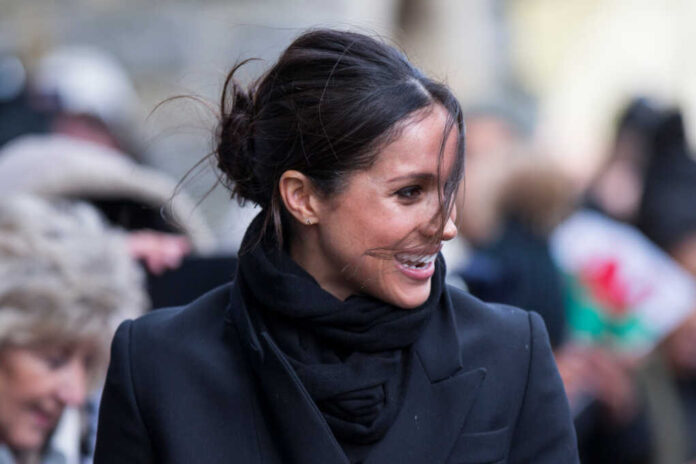 Cardiff,,Wales,,Uk,,January,18th,2018.,Meghan,Markle,Arrives,At