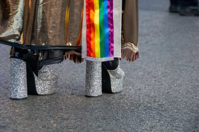 Platform,Shoes,Worn,By,A,Dragqueen,In,The,Gay,Pride