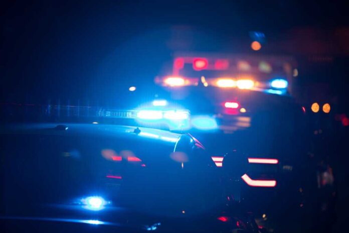 Police,Units,Respond,To,The,Scene,Of,An,Emergency.