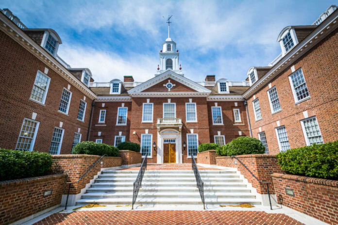 The,Delaware,State,Capitol,Building,In,Dover,,Delaware.