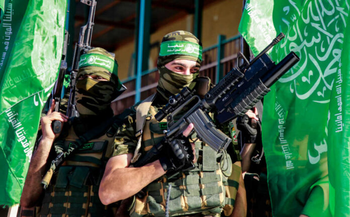 Palestinians,Supporters,Of,Hamas,Attend,An,Anti-israel,Rally,In,The