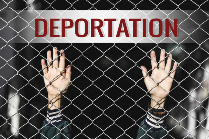 Deportation,Text,Of,Women,And,Fence.,Refugee,Concept