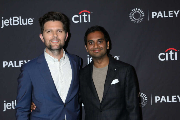 Los,Angeles,-,Mar,21:,Adam,Scott,,Aziz,Ansari,At