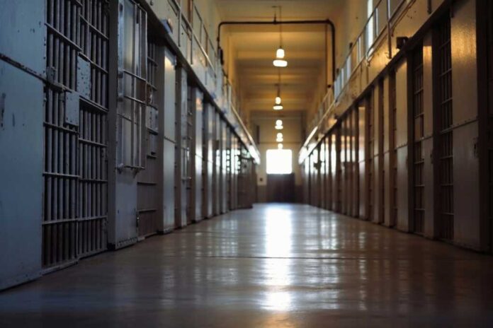 View,Into,A,Jail,With,Lots,Of,Cells