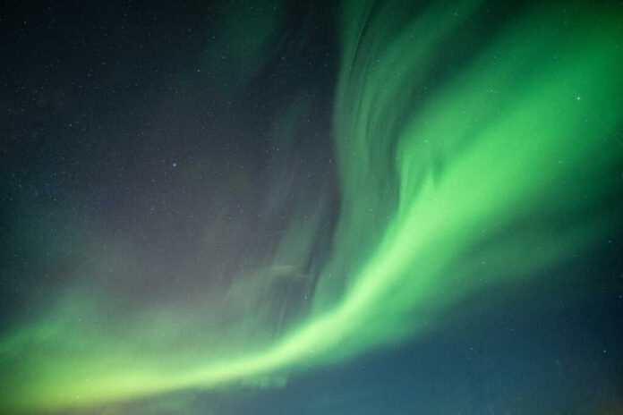Beautiful,Northern,Lights,,Aurora,Borealis,Explosion,On,Night,Sky