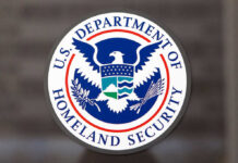 Seal of the U.S. Department of Homeland Security featuring an eagle and shield