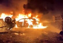 Warehouse Inferno: Gaza in Flames Again Israeli strike sets Khan Younis warehouse ablaze