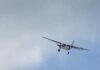 Mystery ‘Malfunction’ Drops Plane Like A Rock Small propeller airplane flying against a cloudy sky