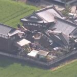Mall Collapse After 7.1 Quake Devastating Aftermath of 7.1-Magnitude Earthquake in Japan