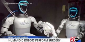 Humanoid robots tested to help surgeons at UC San Diego