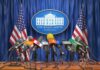Election Speech Fuels Media Backlash Press microphones at a White House briefing podium