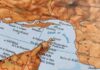 Iran Shipping Blockade Tightens — What’s The Endgame? Detailed map showing the Strait of Hormuz and surrounding regions