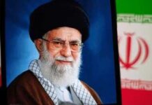 Khamenei Funeral Draws Global Attention Portrait of a political leader with a black turban and glasses