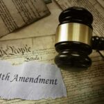 Judge’s gavel on U.S. Constitution documents