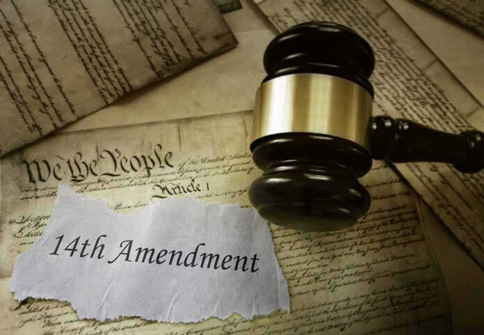 Judge’s gavel on U.S. Constitution documents