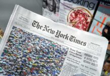 Press Freedom On Trial In Florida The New York Times newspaper on a magazine stand