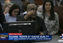 Duane 'Keffe D' Davis convicted in Tupac Shakur murder trial
