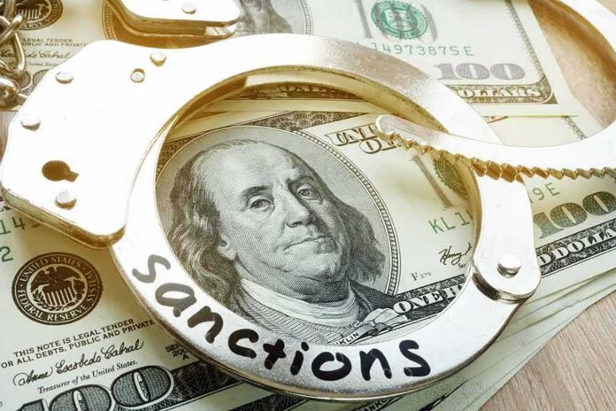 shutterstock_1064403239-1 Handcuffs on U.S. hundred-dollar bills