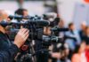 Dem Panic Siren: ‘We’re Losing’ Video cameras on tripods at a media event