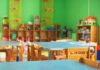Parents Allege Brutal Daycare Fight Club Preschool classroom with small tables and wooden chairs