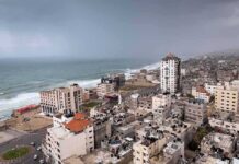 “Gaza Should Have Been Carpet Bombed” – Video Going Viral Coastal city skyline with mid-rise buildings by a rough sea under overcast skies